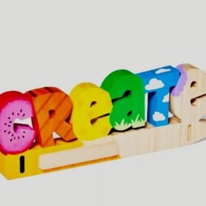 Mondo Llama Wood Word Base Create